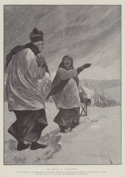 An Errand of Consolation by Richard Caton Woodville junior